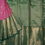 MAGENTA PINK KANCHIPURAM SAREE (2)