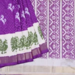 MAGENTA PINK POCHAMPALLY PATTU SAREE (2)