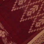 Maroon coimbatore handloom saree (5)