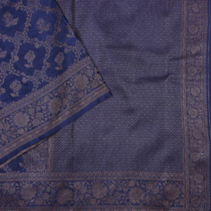 NAVY BLUE FANCY SAREE (2)