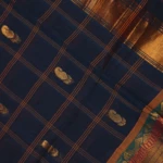 Navy blue Venkatagiri Handloom saree (4)