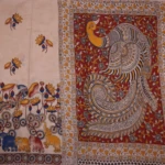 off white kalamkari cotton saree (3)
