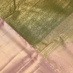 OLIVE GREEN KAMCHIPURAM SAREE (5)