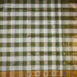 olive green venkatagiri handloom saree (3)