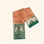 PEACH KANCHIPURAM SAREE (1)