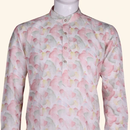 peach kurtha pyjaama (2)