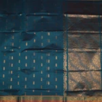 Peacoco blue venkatagiri handloom saree (3)