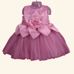 PINK GIRLS SHORT FROCK (1)
