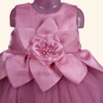 PINK GIRLS SHORT FROCK (3)