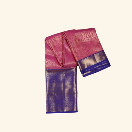 PINK KANCHIPURAM SAREE (1)