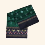 POCHAMPALLY GREEN PATTU SAREE (1)