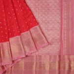 Red kanchipuram pattu saree (2)