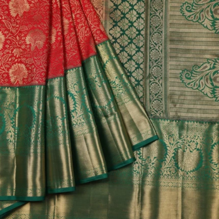 RED PATTU SAREE (2)