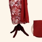 rust mull cotton dress material (3)