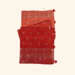 rust orange fancy saree (1)