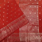 rust orange fancy saree (2)