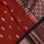 Rust red Kanchipuram pattu saree (5)