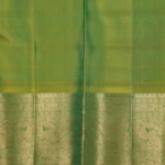 teal blue kanchipuram pattu saree (4)