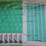 TEAL GREEN POCHAMPALLY PATTU SAREE (3)