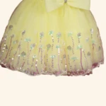 YELLOW GIRLS SHORT FROCK (2)
