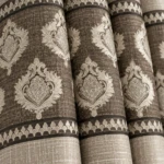 BEIGE DOOR CURTAIN . (3)