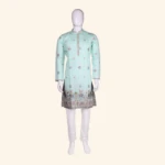 Ice Blue Kurtha Pyjama (1)