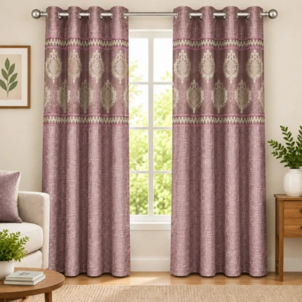 MAUVE DOOR CURTAIN (1)