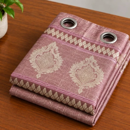 MAUVE DOOR CURTAIN (2)
