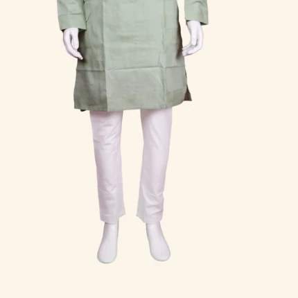 Pista green kurtha pyjama (2)