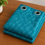 TEAL BLUE DOOR CURTAIN (2)