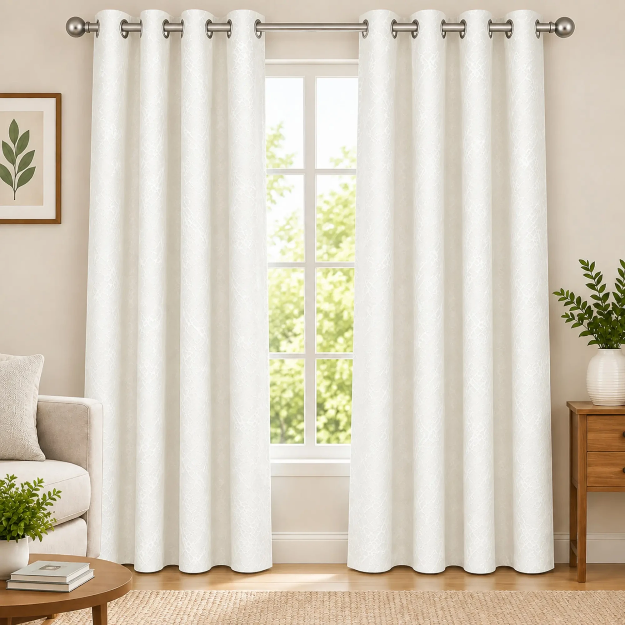 WHITE DOOR CURTAIN (1) WHITE DOOR CURTAIN (1)