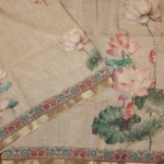 Beige Tussar Fancy Saree (2)