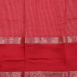 Black & Red Metallic Check Fancy Saree (4)