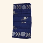 Blue Cora Silk Saree (1)