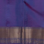 Blue Dual Tone Kanchi Pattu Saree (4)