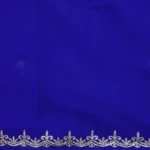 Blue Georgette Fancy Saree (4)