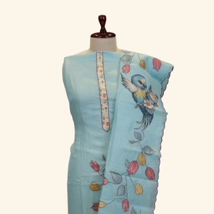 Blue Kota Dress Material (11)