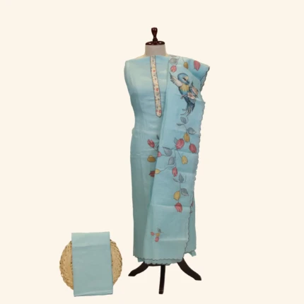 Blue Kota Dress Material (9)