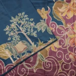 Blue Tussar Fancy Saree (2)