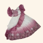 Blush Pink Girls Frock (1)
