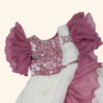 Blush Pink Girls Frock (2)