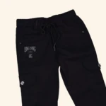 Boys Black Cargo Trousers (2)