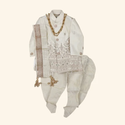 Boys Cream Indo Western (1)