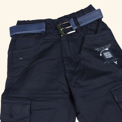 Boys Dark Blue Cargo Pant (2)