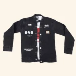 Boys Grey Denim Jacket with White T-shirt (1)