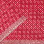 Bright Red Embroidered Saree (2)