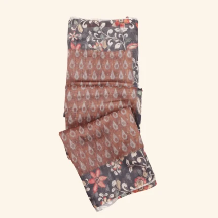 Brown Kalamkari Saree (1)