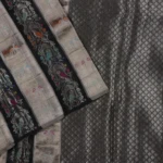 Charcoal Tissue Banaras Saree (3)