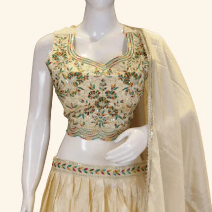 Cream Crop Top (2)