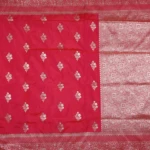 crimson Katan Banaras Saree (2)